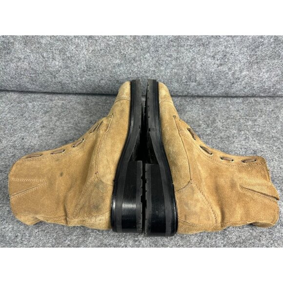 Allsaints Ariel Combat Boots Women's EU 40 Tan Suede Zip Up Ankle - Picture 9 of 10